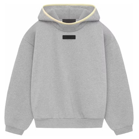 Grey Essentials Hoodie🩶💛 - Picture 1 of 2